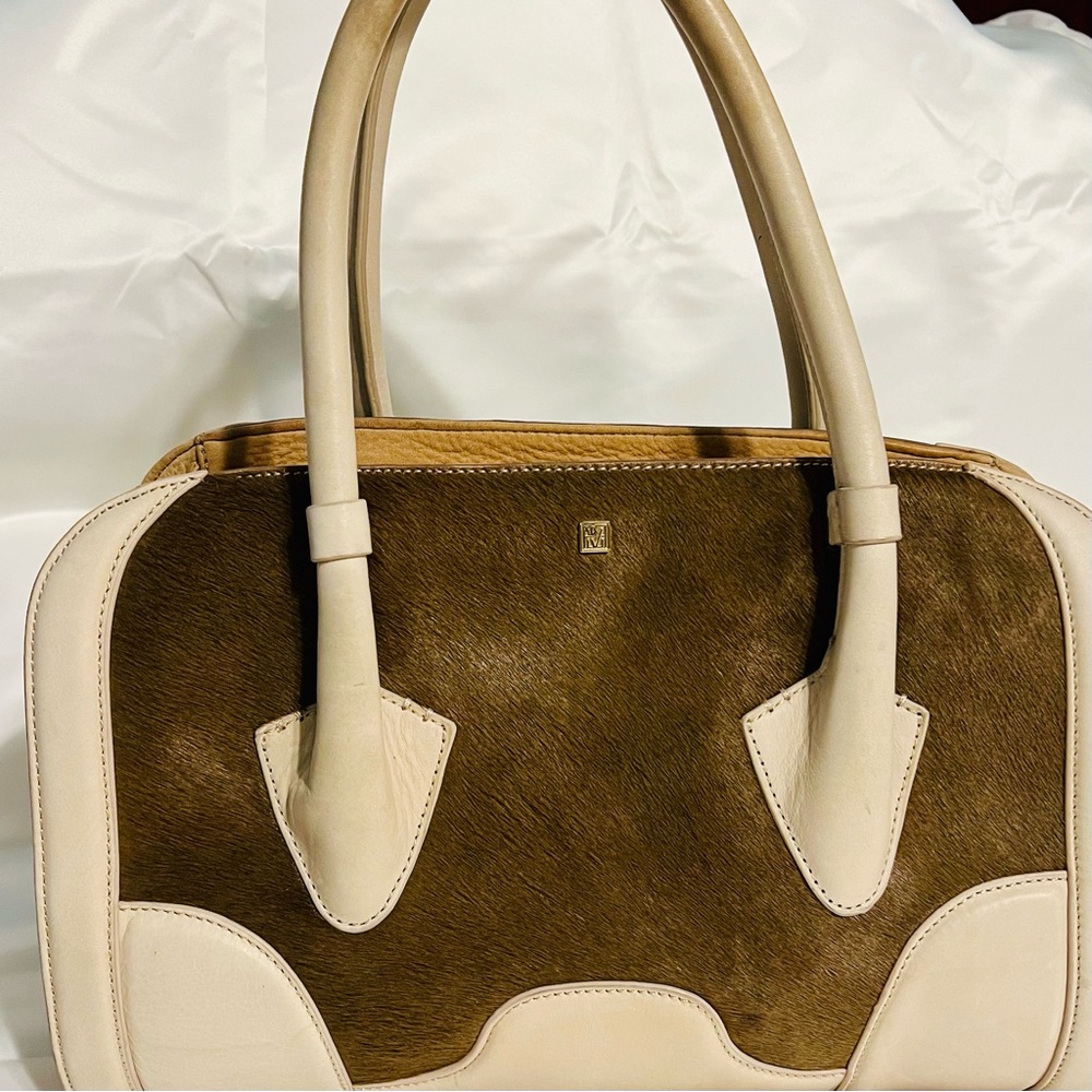 Pour La Victoire Handbag, Suede /  Leather / Horse Hair